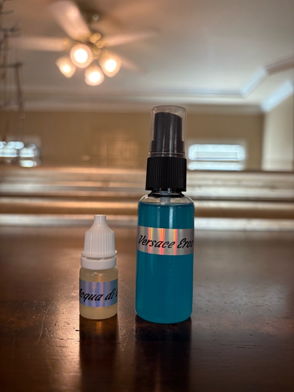 Acqua di Gio & Versace Eros impression oils set